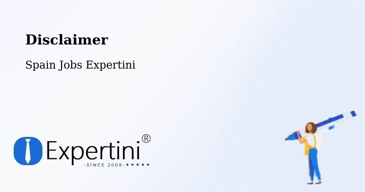 Disclaimer – Lezáun - Spain Jobs Expertini